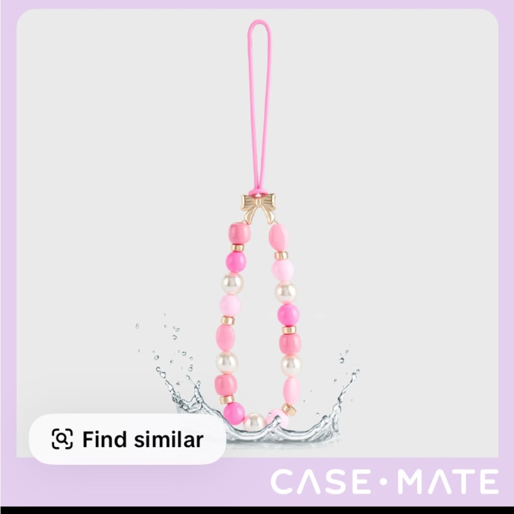 Case-Mate Pink Bag Charm